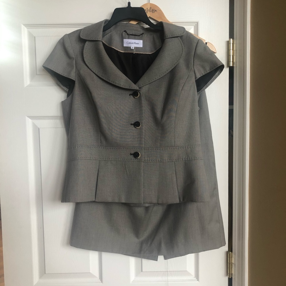 Calvin Klein Gray Women's Skirt